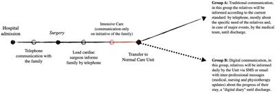 Digital interprofessional communication with families in a cardiac surgery unit: insights from the pandemic